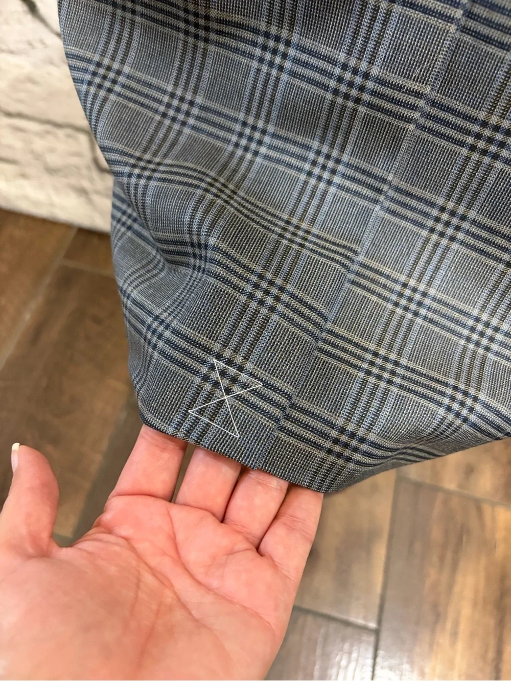 Brooks Brothers 100% Wool Regent Fit 48R Blue Brown Plaid 2 Button Blazer